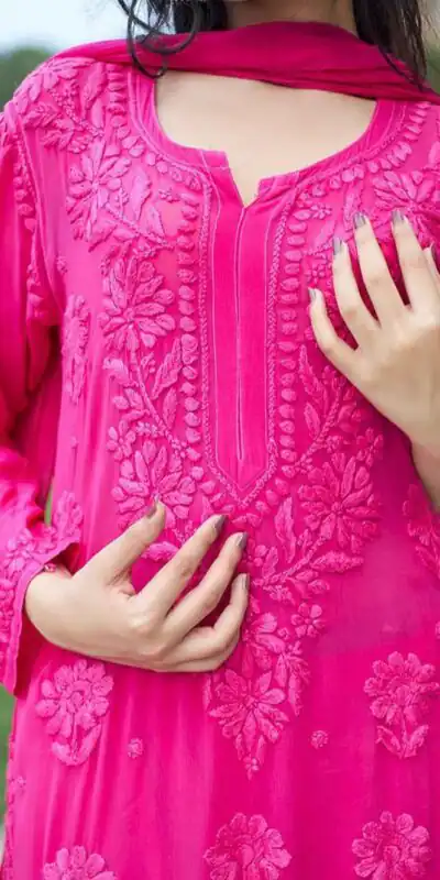 BE 370 Pink Faux Georgette Salwar Suit with Lace Work & Embroidery Work. Festive Deal ₹1949. Delivery 4-6 Working Days. Shop now. | Jump Suits, Salwar suit, Casual Suits, Creative suits, Designer Suits, Palazzo Suits, Party Wear Suits, Patiala Suits, Straight Suits