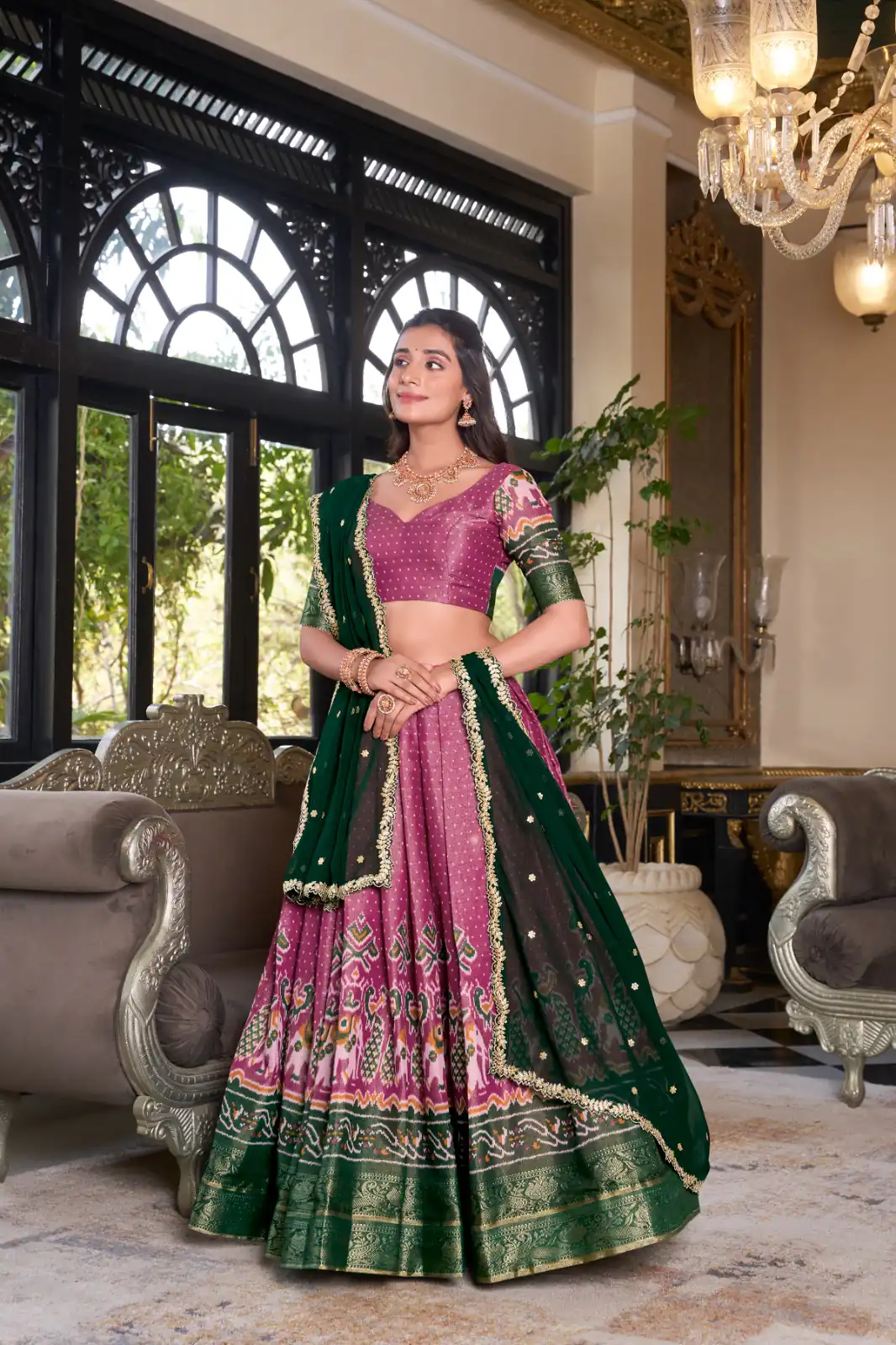 LNB 1240 Pink Kanchipuram With Embroidery Work & Zari Work Lehenga Choli ₹2499 on Available. Delivery 4-6 Working Days. Shop now. | Lehenga, Bollywood Lehenga, Creative Lehenga, Designer Lehenga, Embroidered Lehenga, Party Wear Lehenga