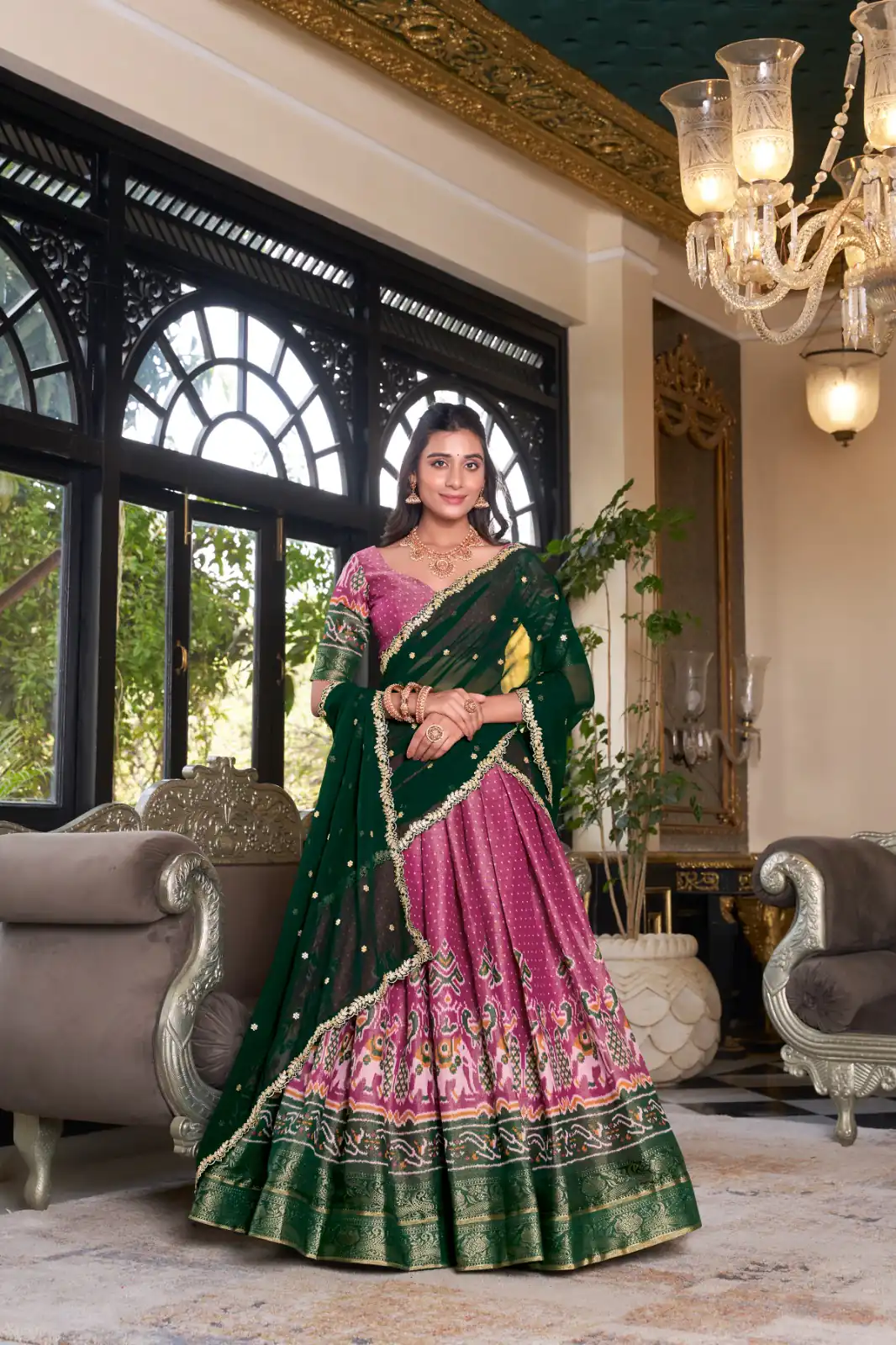 LNB 1240 Pink Kanchipuram With Embroidery Work & Zari Work Lehenga Choli ₹2499 on Available. Delivery 4-6 Working Days. Shop now. | Lehenga, Bollywood Lehenga, Creative Lehenga, Designer Lehenga, Embroidered Lehenga, Party Wear Lehenga