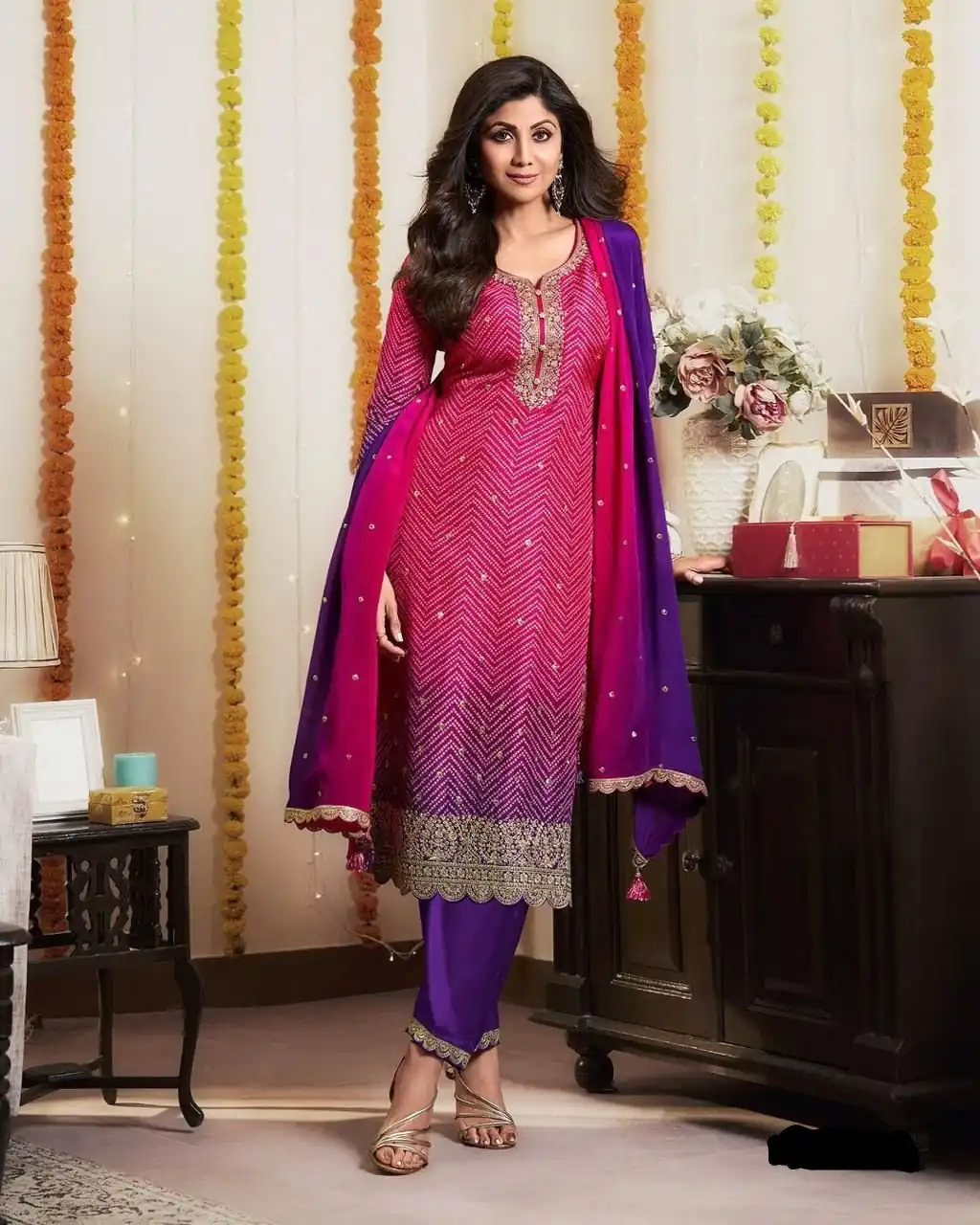 MF 1004 Purple Chinoon Silk Salwar Suit with Embroidery Work. Available at ₹1749 only. Delivery 4-6 Working Days. Shop now. | Jump Suits, Tops & Bottoms, Track Suits, Salwar suit, Casual Suits, Creative suits, Designer Suits, Palazzo Suits, Party Wear Suits, Patiala Suits, Straight Suits, Trendy Wear
