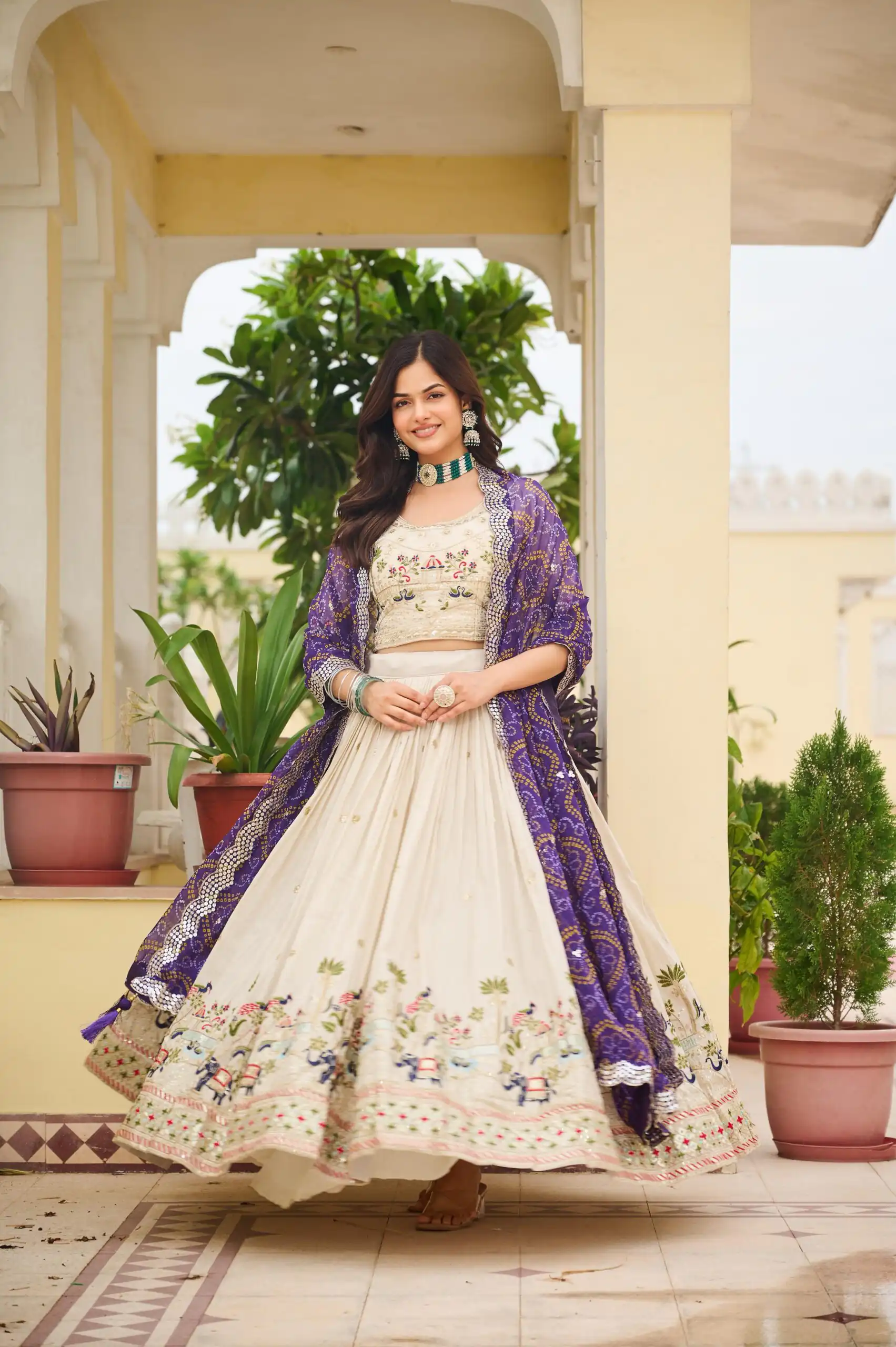 Ram 143 Purple in Color Tissue Silk Embroidery Work Lehenga Choli . Now at just ₹3249. Delivery 4-6 Working Days. Shop now. | Lehenga, Bollywood Lehenga, Creative Lehenga, Designer Lehenga, Embroidered Lehenga, Party Wear Lehenga