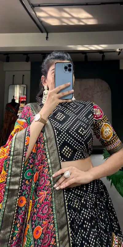 LNB1687 Purple Color Lehenga : Tussar Silk Blouse : Patola Print Work : Foil Work Traditional Wear, Festive, Wedding, Events @2799/- | Lehenga, Bollywood Lehenga, Creative Lehenga, Designer Lehenga, Embroidered Lehenga, Party Wear Lehenga