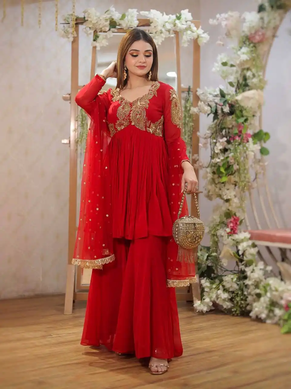 BT 5006 Red Fox Georgette Salwar Suit with Sequins Work & Embroidery Work. Best Price ₹1999. Delivery 4-6 Working Days. Shop now. | Jump Suits, Tops & Bottoms, Track Suits, Salwar suit, Casual Suits, Creative suits, Designer Suits, Palazzo Suits, Party Wear Suits, Patiala Suits, Straight Suits, Trendy Wear