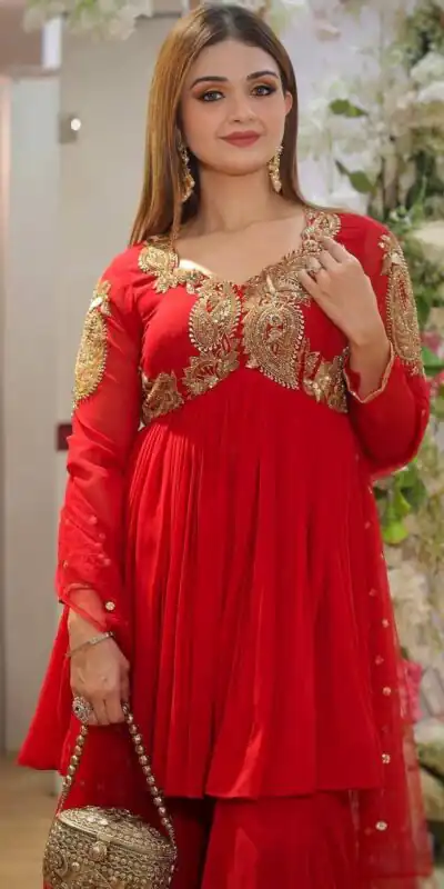 BT 5006 Red Fox Georgette Salwar Suit with Sequins Work & Embroidery Work. Best Price ₹1999. Delivery 4-6 Working Days. Shop now. | Jump Suits, Tops & Bottoms, Track Suits, Salwar suit, Casual Suits, Creative suits, Designer Suits, Palazzo Suits, Party Wear Suits, Patiala Suits, Straight Suits, Trendy Wear
