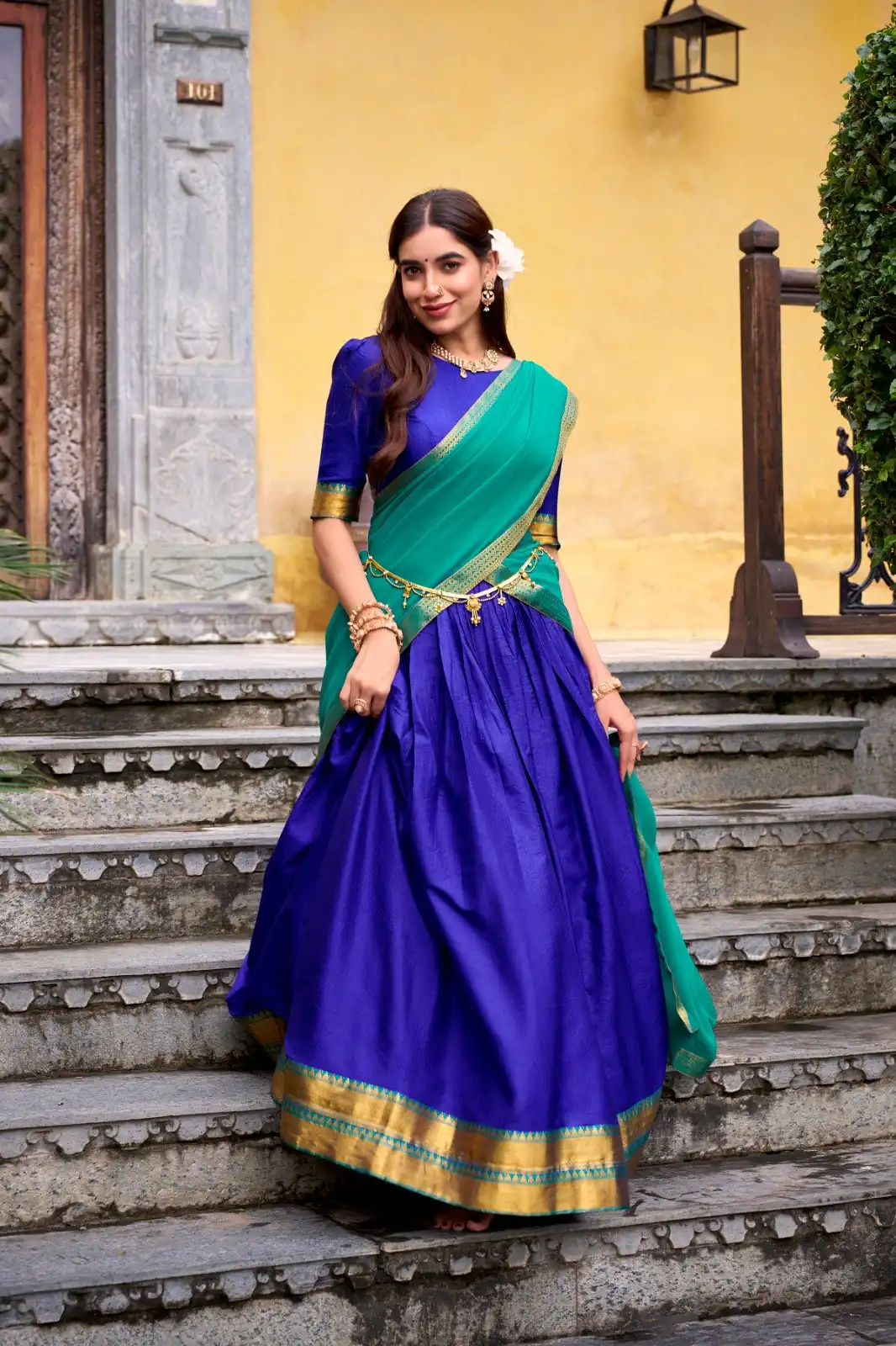 LNB 2029 Royal Blue Poly Cotton Lehenga Choli Perfect for Wedding, Party, Bridal Wear, Sangeet, Baisakhi Affordable Price ₹1899. Delivery 4-6 Working Days. | Lehenga, Bollywood Lehenga, Creative Lehenga, Designer Lehenga, Embroidered Lehenga, Party Wear Lehenga