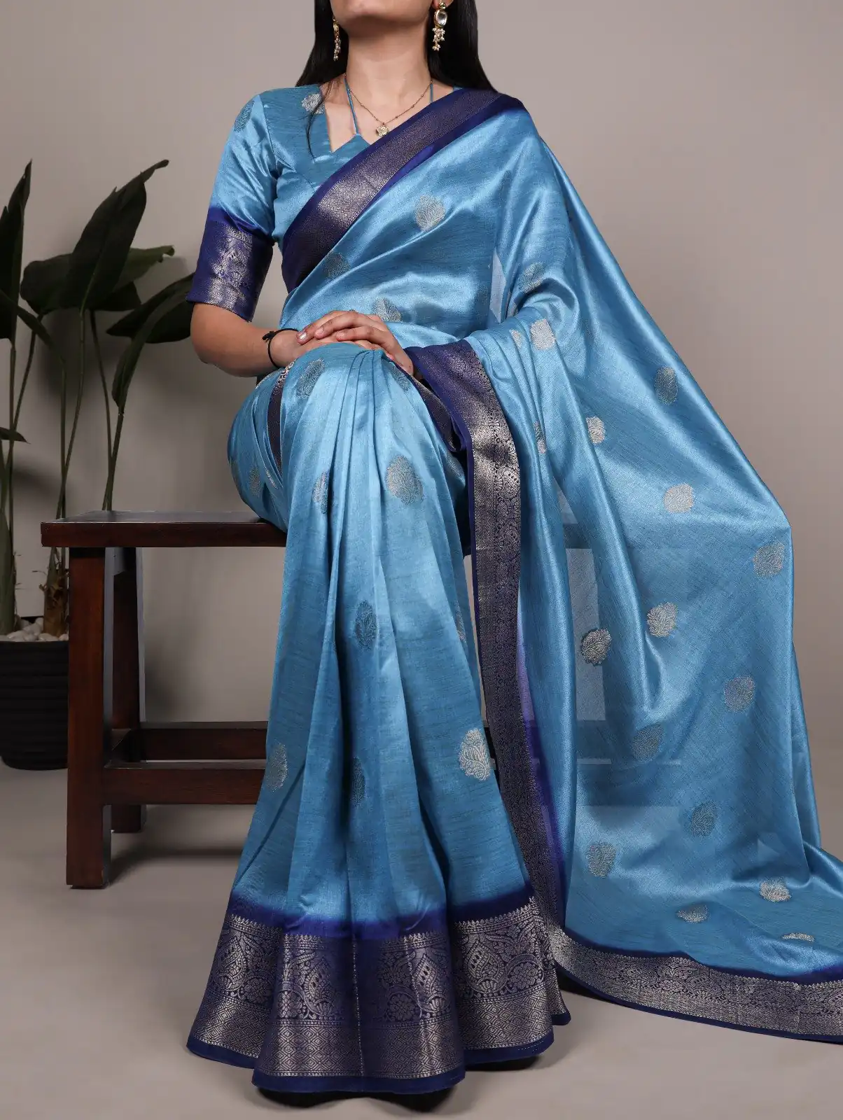 YNF 7909 Sky Blue in Rumali Silk Zari Work Saree . Wedding, Party, Festive, Events Now at just ₹1549. Delivery 4-6 Working Days. Shop now. | Sarees, Bollywood Sarees, Creative Sarees, Designer Sarees, Embroidered Sarees, Ethnic Saree, Modern Digital sarees, Party Wear Sarees