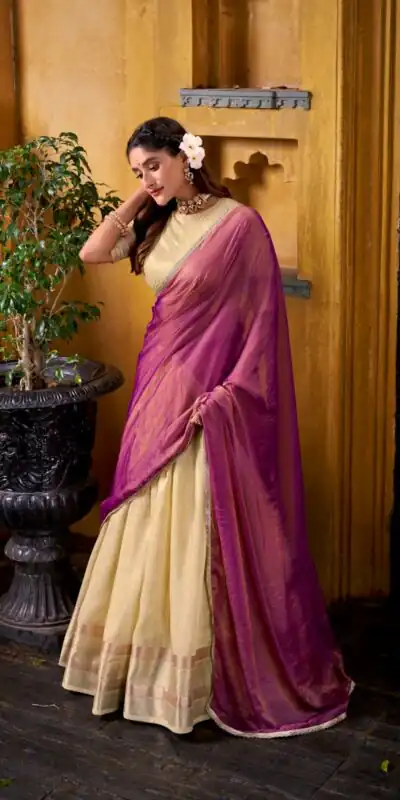 LNB 2025 Yellow Dupion Silk Lehenga Choli Perfect for Wedding, Party, Ethnic Day, Pongal, Temple Visit – . Introductory Price ₹2449. Delivery 4-6 Work | Lehenga, Bollywood Lehenga, Creative Lehenga, Designer Lehenga, Embroidered Lehenga, Party Wear Lehenga