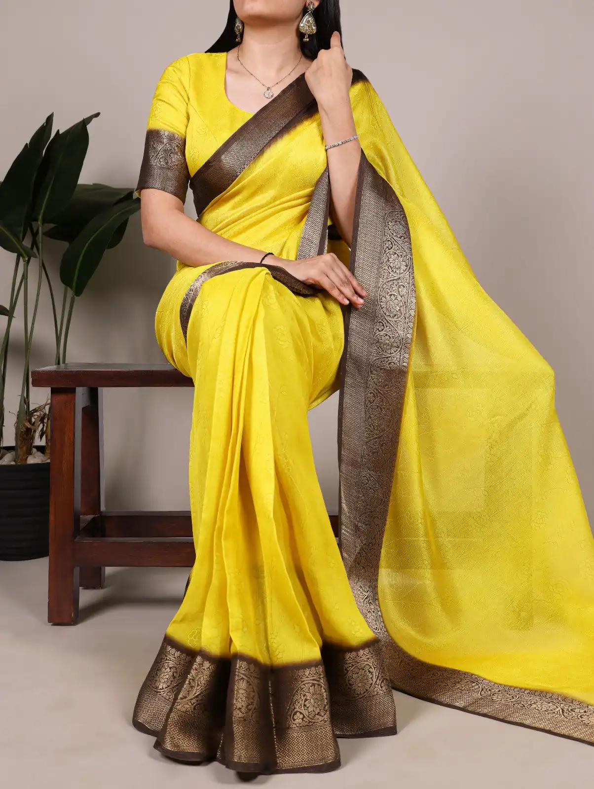 YNF 7910 Yellow in Color Marsh Mello Zari Work Saree . Wedding, Party, Festive Festive Deal ₹1449. Delivery 4-6 Working Days. Shop now. | Sarees, Bollywood Sarees, Creative Sarees, Designer Sarees, Embroidered Sarees, Ethnic Saree, Modern Digital sarees, Party Wear Sarees