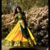 LNB 2001 Mustard Color Peaceful Kanchipuram Zari Weaving Lehenga Choli Wedding, Festive, Events Expected Delivery 4-6 Working Days@2199/- Only | Lehenga, Bollywood Lehenga, Creative Lehenga, Designer Lehenga, Embroidered Lehenga, Party Wear Lehenga