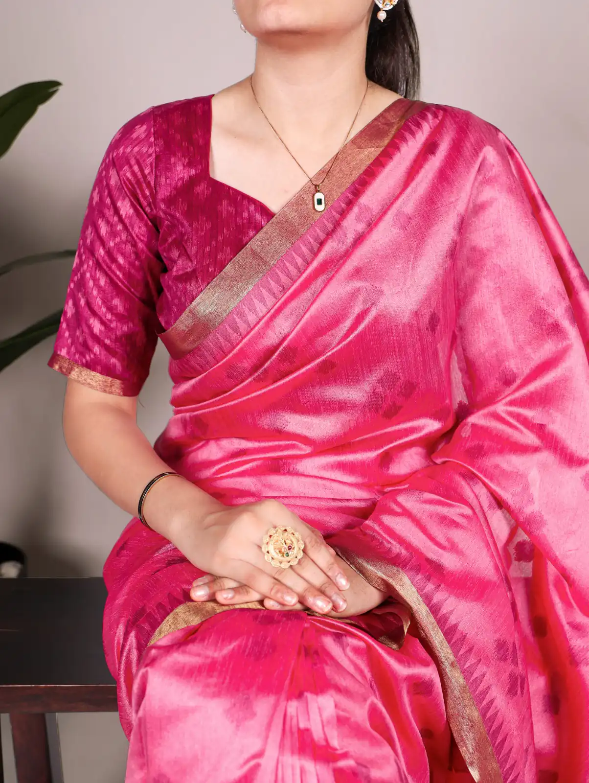 YNF 7418 Pink Color Jacquard Silk Patola Print With Zari Saree Casual, Wedding, Festive, Events . Expected Delivery 4-6 Working Days @2149/- only | Sarees, Bollywood Sarees, Creative Sarees, Designer Sarees, Embroidered Sarees, Ethnic Saree, Modern Digital sarees, Party Wear Sarees