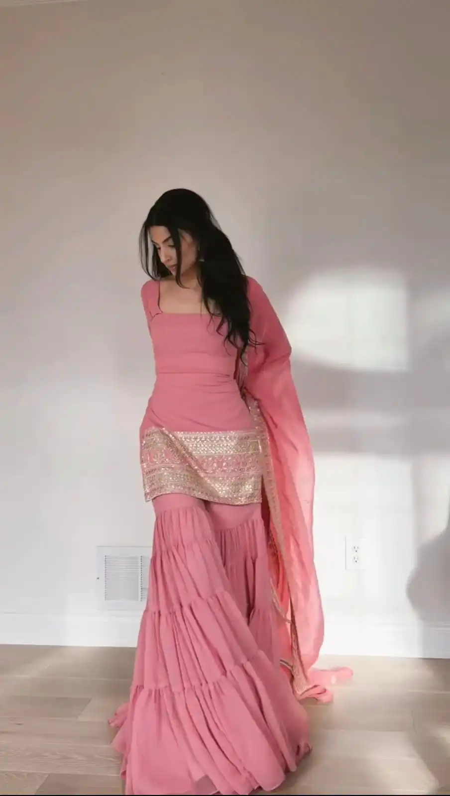 RTC 5962 Baby Pink Faux Georgette Salwar Suit Perfect for Wedding, Party, Cultural Events, Holi, Lohri – . Now at just ₹2049. Delivery 4-6 Working | Jump Suits, Tops & Bottoms, Track Suits, Salwar suit, Casual Suits, Creative suits, Designer Suits, Palazzo Suits, Party Wear Suits, Patiala Suits, Straight Suits, Trendy Wear