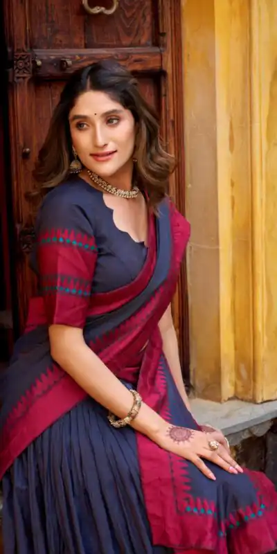 LNB 1901 Black Pure Chanderi Lehenga Choli with Embroidery Work & Thread Embroidery. Introductory Price ₹2399. Delivery 4-6 Working Days. Shop now. | Lehenga, Bollywood Lehenga, Creative Lehenga, Designer Lehenga, Embroidered Lehenga, Party Wear Lehenga