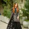 AD 213 Black Khajuri Crush Georgette Salwar Suit with Lace Work & Embroidery Work. Festive Deal ₹2649. Delivery 4-6 Working Days. Shop now. | Casual Suits, Jump Suits, Tops & Bottoms, Track Suits, Salwar suit, Creative suits, Designer Suits, Palazzo Suits, Party Wear Suits, Patiala Suits, Straight Suits, Trendy Wear