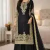 SSR 535 Black in Organza Silk Embroidery Work Salwar Suit . Available at ₹2399 only. Delivery 4-6 Working Days. Shop now. | Casual Suits, Jump Suits, Tops & Bottoms, Track Suits, Salwar suit, Creative suits, Designer Suits, Palazzo Suits, Party Wear Suits, Patiala Suits, Straight Suits, Trendy Wear