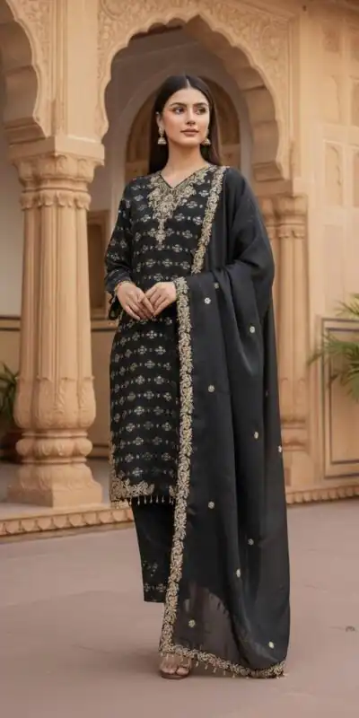 ZSR 3158 Black in Organza Silk Lace Work & Embroidery Work Salwar Suit . Get it for ₹2399. Delivery 4-6 Working Days. Shop now. | Jump Suits, Tops & Bottoms, Track Suits, Salwar suit, Casual Suits, Creative suits, Designer Suits, Palazzo Suits, Party Wear Suits, Patiala Suits, Straight Suits, Trendy Wear