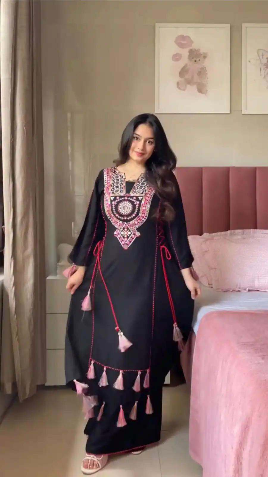 KD 1516 Black Rayon Thread With Real Mirror Work Salwar Suit. Wedding, Party, Festive, Events, Best Price ₹1999. Delivery 4-6 Working Days. Shop now. | Casual Suits, Jump Suits, Tops & Bottoms, Track Suits, Salwar suit, Creative suits, Designer Suits, Palazzo Suits, Party Wear Suits, Patiala Suits, Straight Suits, Trendy Wear