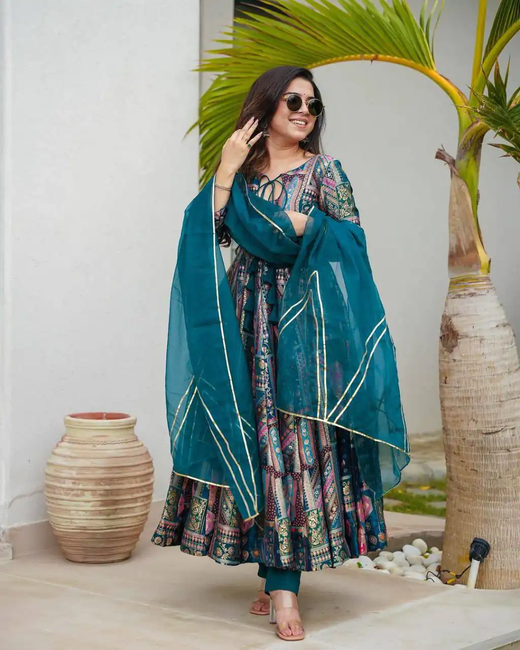 GAC 5001 Blue Color Chinnon Salwar Suit with Lace Border & Lace Work. Best Price ₹1799. Delivery 4-6 Working Days. Shop now. | Casual Suits, Jump Suits, Tops & Bottoms, Track Suits, Salwar suit, Creative suits, Designer Suits, Palazzo Suits, Party Wear Suits, Patiala Suits, Straight Suits, Trendy Wear
