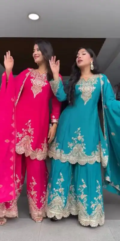 KD 1542 Blue in Color Faux Georgette Thread Embroidery Salwar Suit . Festive Deal ₹2399. Delivery 4-6 Working Days. Shop now. | Casual Suits, Jump Suits, Tops & Bottoms, Track Suits, Salwar suit, Creative suits, Designer Suits, Palazzo Suits, Party Wear Suits, Patiala Suits, Straight Suits, Trendy Wear