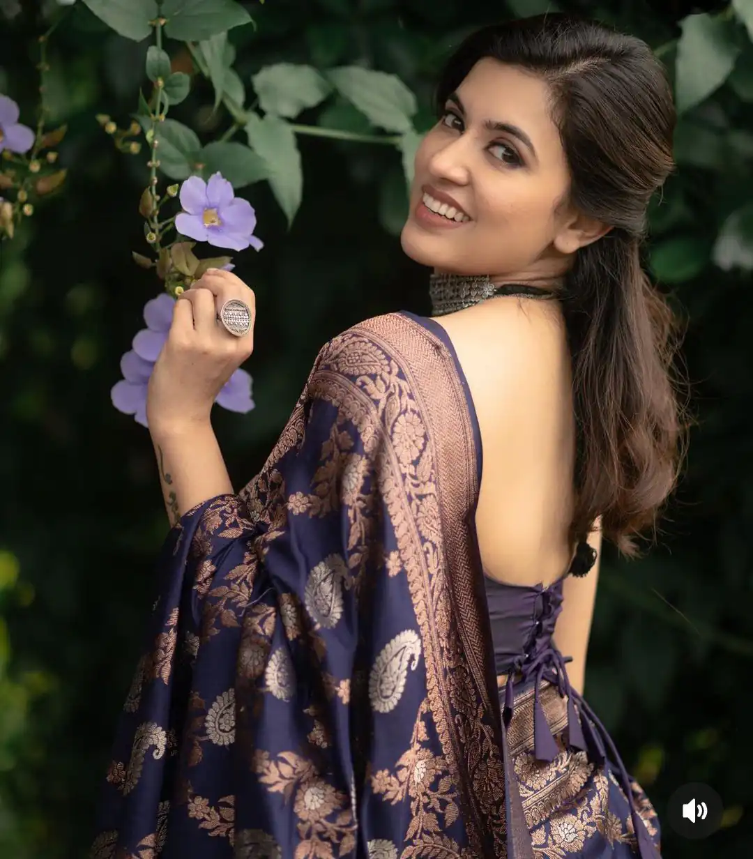 KPR 192 Blue Soft Lichi Silk Saree with Lace Border & Lace Work. Affordable Price ₹1449. Delivery 4-6 Working Days. Shop now. | Sarees, Bollywood Sarees, Creative Sarees, Designer Sarees, Embroidered Sarees, Ethnic Saree, Modern Digital sarees, Party Wear Sarees