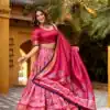 LNB 1252 Gajari Dola Silk Lehenga Choli Perfect for Wedding, Party, Raksha Bandhan, Engagement, Onam – . Now at just ₹2449. Delivery 4-6 Working Days. | Lehenga, Bollywood Lehenga, Creative Lehenga, Designer Lehenga, Embroidered Lehenga, Party Wear Lehenga