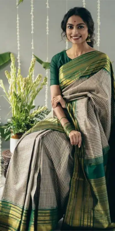 KPR 247 Green Color Soft Lichi Silk Saree with Lace Border & Lace Work. Best Price ₹1499. Delivery 4-6 Working Days. Shop now. | Sarees, Bollywood Sarees, Creative Sarees, Designer Sarees, Embroidered Sarees, Ethnic Saree, Modern Digital sarees, Party Wear Sarees