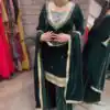 LG 2044 Green in Velvet Mirror Work & Embroidery Work Salwar Suit . Best Price ₹2599. Delivery 4-6 Working Days. Shop now. | Casual Suits, Jump Suits, Tops & Bottoms, Track Suits, Salwar suit, Creative suits, Designer Suits, Palazzo Suits, Party Wear Suits, Patiala Suits, Straight Suits, Trendy Wear