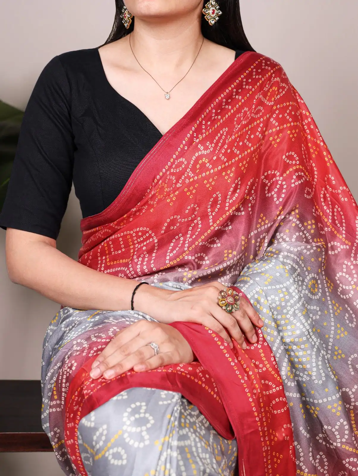 YNF 7801 Grey Gaji Silk Saree with Patola Print. Wedding, Party, Festive, Events, Best Price ₹2999. Delivery 4-6 Working Days. Shop now. | Sarees, Bollywood Sarees, Creative Sarees, Designer Sarees, Embroidered Sarees, Ethnic Saree, Modern Digital sarees, Party Wear Sarees