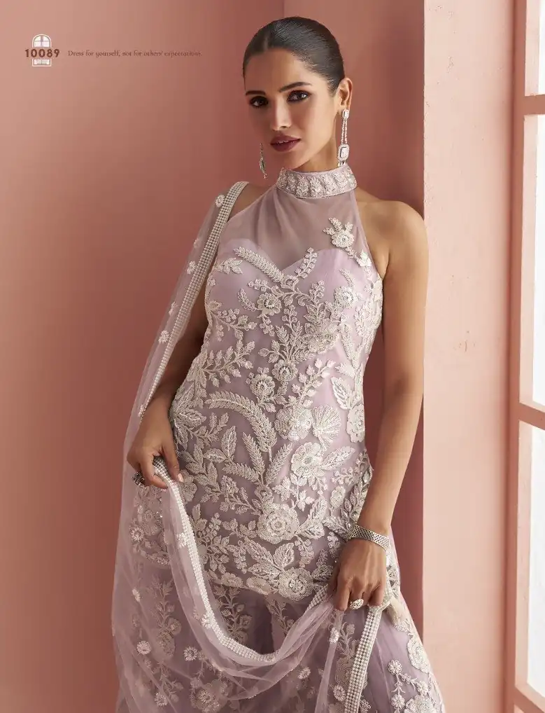 FC 10088 Lavender in Color Heavy Net Embroidery Work Salwar Suit . Introductory Price ₹3599. Delivery 4-6 Working Days. Shop now. | Jump Suits, Tops & Bottoms, Track Suits, Salwar suit, Casual Suits, Creative suits, Designer Suits, Palazzo Suits, Party Wear Suits, Patiala Suits, Straight Suits, Trendy Wear