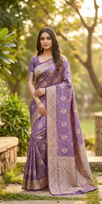MB 9 Lavender Color Satin Silk Saree with Lace Work & Zari Work. Exclusive Offer ₹2149. Delivery 4-6 Working Days. Shop now. | Sarees, Bollywood Sarees, Creative Sarees, Designer Sarees, Embroidered Sarees, Ethnic Saree, Modern Digital sarees, Party Wear Sarees