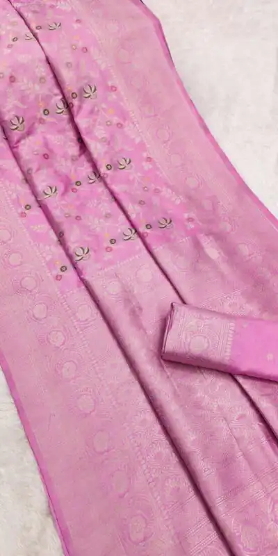 MB 113 Light Pink Khaddi Pashmina Saree with Lace Work & Zari Work. Introductory Price ₹1949. Delivery 4-6 Working Days. Shop now. | Sarees, Bollywood Sarees, Creative Sarees, Designer Sarees, Embroidered Sarees, Ethnic Saree, Modern Digital sarees, Party Wear Sarees