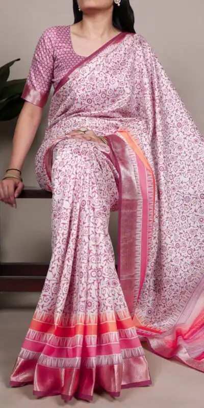 YNF 7055 Light Pink in Tasar Silk With Viscose Border Lace Work & Lace Border Saree. Exclusive Offer ₹1699. Delivery 4-6 Working Days. Shop now. | Sarees, Bollywood Sarees, Creative Sarees, Designer Sarees, Embroidered Sarees, Ethnic Saree, Modern Digital sarees, Party Wear Sarees