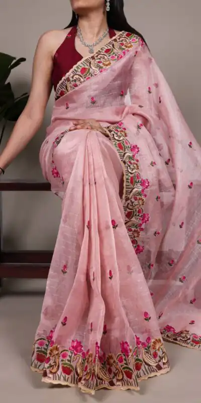 YNF 7400 Light Pink Zari Kota Tissue Saree Perfect for Wedding, Party, Mehendi, Housewarming, Haldi – . Special Price ₹3299. Delivery 4-6 Working Days. | Sarees, Bollywood Sarees, Creative Sarees, Designer Sarees, Embroidered Sarees, Ethnic Saree, Modern Digital sarees, Party Wear Sarees