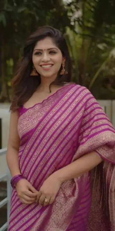 KPR 232 Light Purple Soft Lichi Silk Saree Perfect for Wedding, Party, Anniversary, Sangeet, Baby Shower Now at just ₹1399. Delivery 4-6 Working Days. Shop | Sarees, Bollywood Sarees, Creative Sarees, Designer Sarees, Embroidered Sarees, Ethnic Saree, Modern Digital sarees, Party Wear Sarees