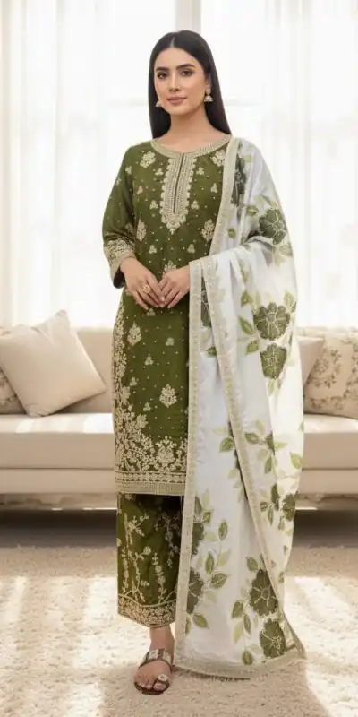 SRK 5315 Mahendi Organza SILK Salwar Suit Perfect for Wedding, Party, Lohri, Ethnic Day, Eid – . Affordable Price ₹2499. Delivery 4-6 Working Days. | Casual Suits, Jump Suits, Tops & Bottoms, Track Suits, Salwar suit, Creative suits, Designer Suits, Palazzo Suits, Party Wear Suits, Patiala Suits, Straight Suits, Trendy Wear