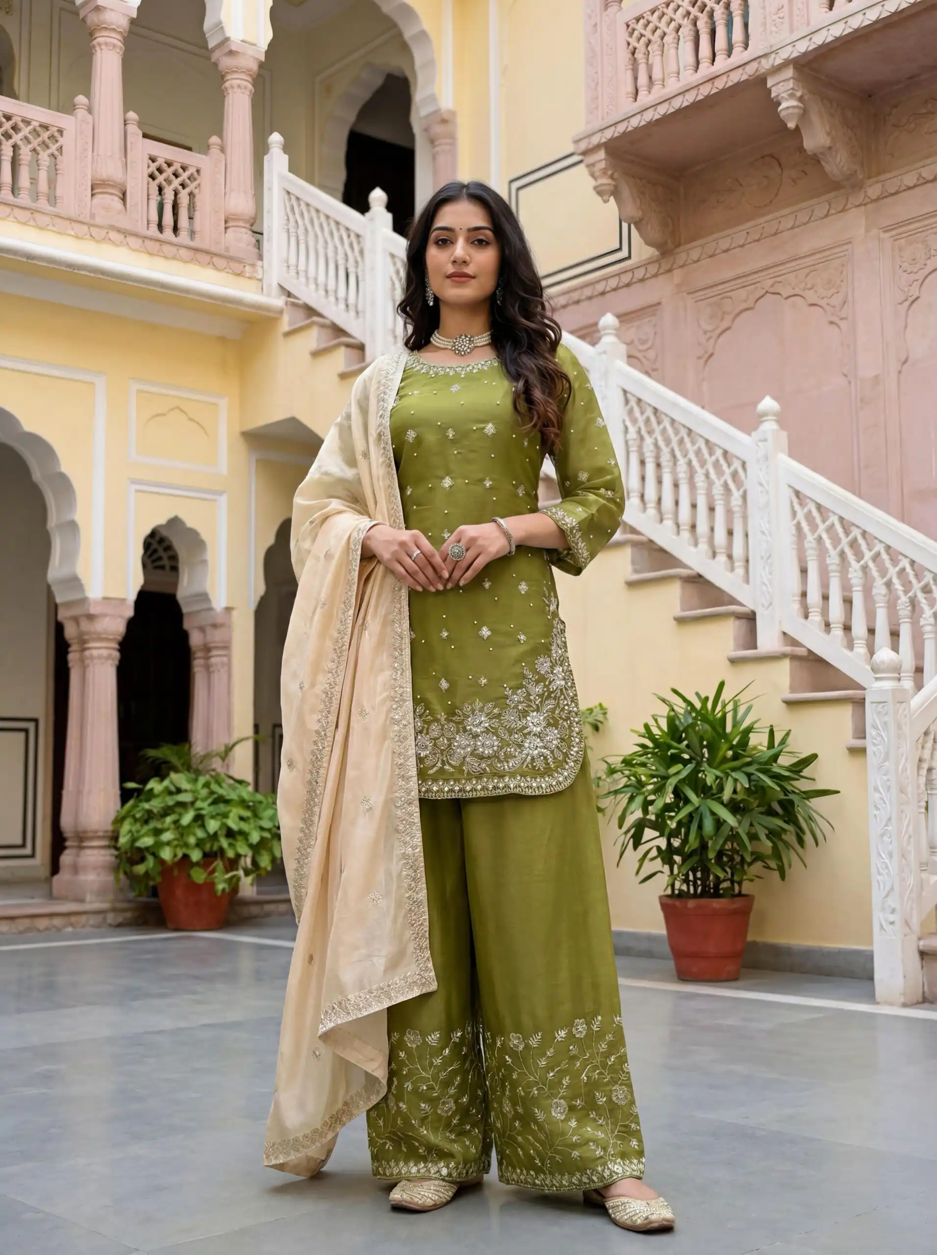 KD 1549 Mahendi Sequence Work Organza Silk Salwar Suit with Designer Work. Affordable Price ₹2149. Delivery 4-6 Working Days. Shop now. | Jump Suits, Tops & Bottoms, Track Suits, Salwar suit, Casual Suits, Creative suits, Designer Suits, Palazzo Suits, Party Wear Suits, Patiala Suits, Straight Suits, Trendy Wear