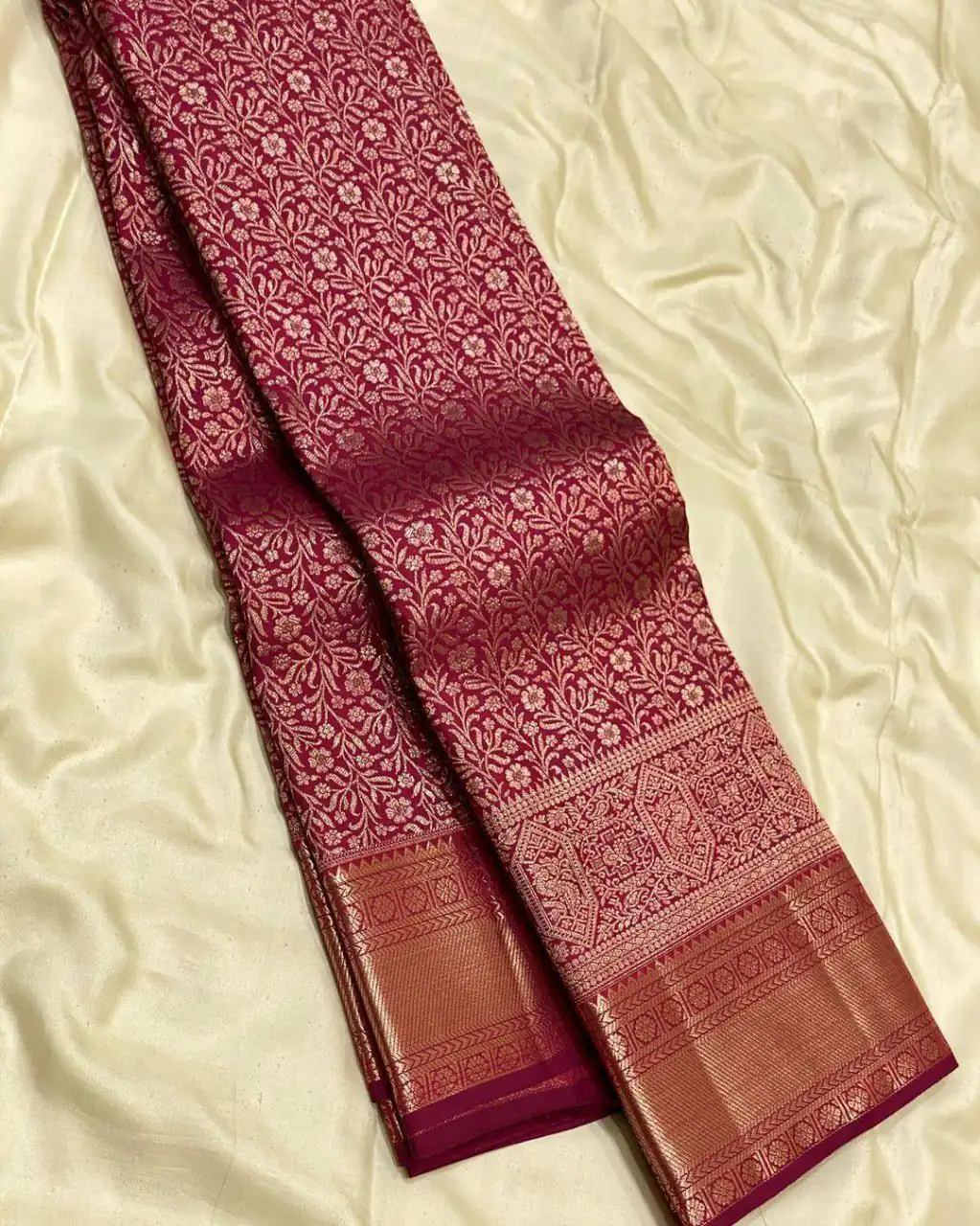 KPR 261 Maroon in Soft Lichi Silk Lace Border & Lace Work Saree . Available at ₹1499 only. Delivery 4-6 Working Days. Shop now. | Sarees, Bollywood Sarees, Creative Sarees, Designer Sarees, Embroidered Sarees, Ethnic Saree, Modern Digital sarees, Party Wear Sarees