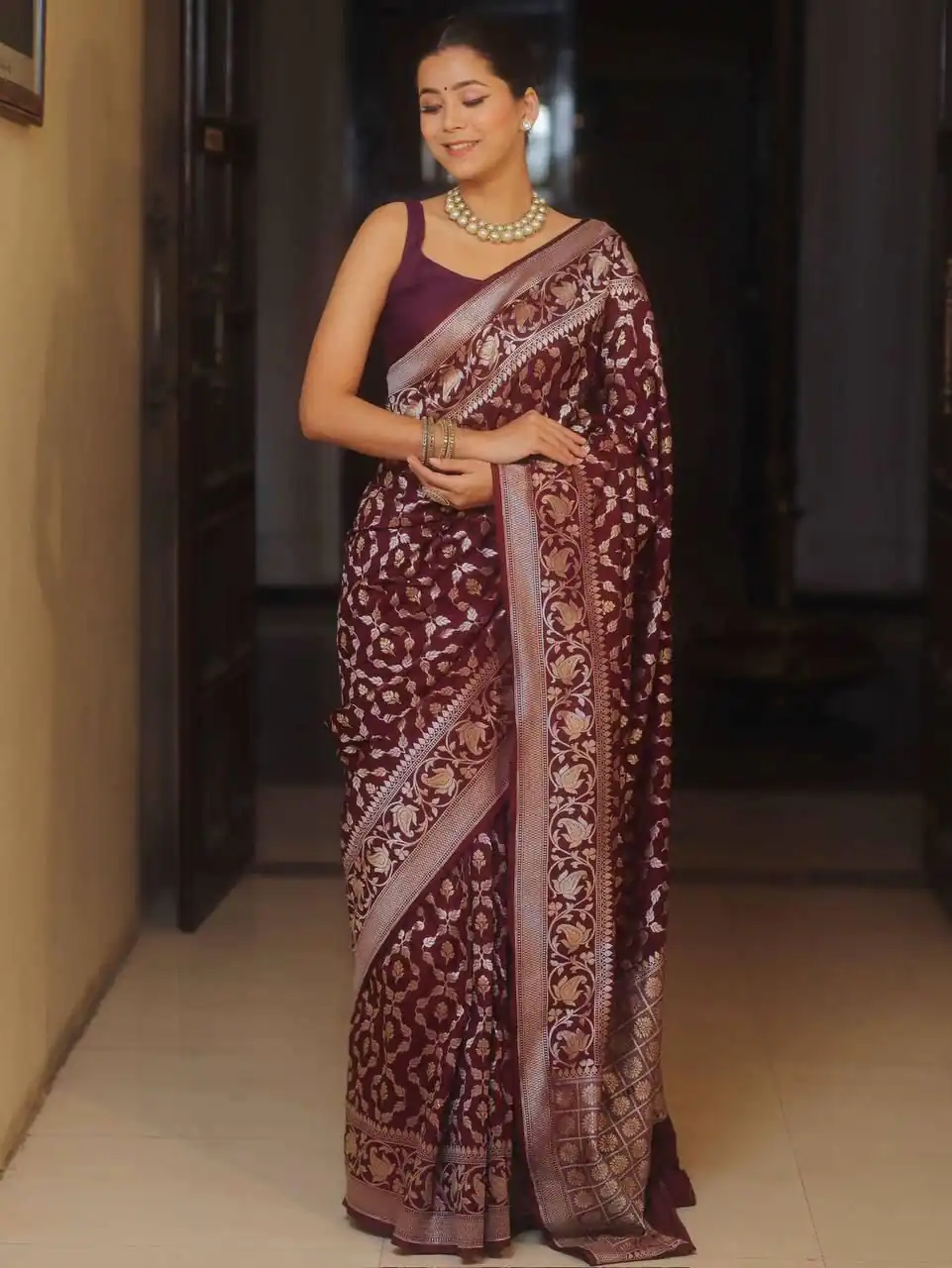 KPR 277 Maroon in Soft Lichi Silk Lace Border & Lace Work Saree . Available at ₹1299 only. Delivery 4-6 Working Days. Shop now. | Sarees, Bollywood Sarees, Creative Sarees, Designer Sarees, Embroidered Sarees, Ethnic Saree, Modern Digital sarees, Party Wear Sarees