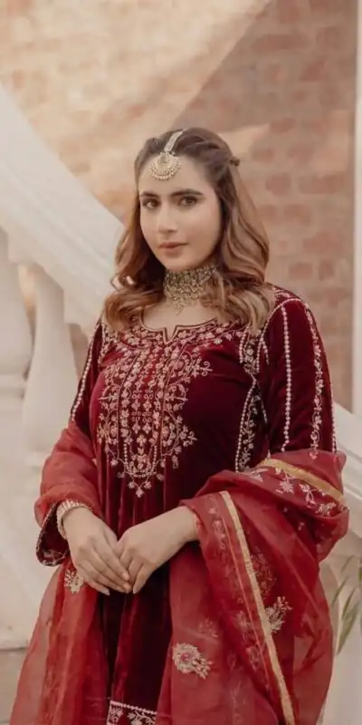 BE 424 Maroon Organza Salwar Suit with Embroidery Work. Wedding, Party, Festive, Events Best Price ₹2049. Delivery 4-6 Working Days. Shop now. | Casual Suits, Jump Suits, Tops & Bottoms, Track Suits, Salwar suit, Creative suits, Designer Suits, Palazzo Suits, Party Wear Suits, Patiala Suits, Straight Suits, Trendy Wear