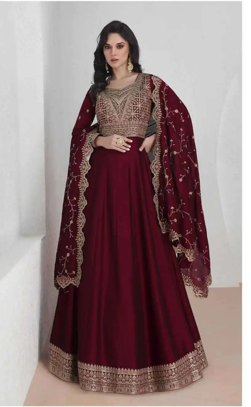 FC Saroj 9943 Maroon Vichitra Salwar Suit with Embroidery Work & Lace Work. Special Price ₹3049. Delivery 4-6 Working Days. Shop now. | Casual Suits, Jump Suits, Tops & Bottoms, Track Suits, Salwar suit, Creative suits, Designer Suits, Palazzo Suits, Party Wear Suits, Patiala Suits, Straight Suits, Trendy Wear