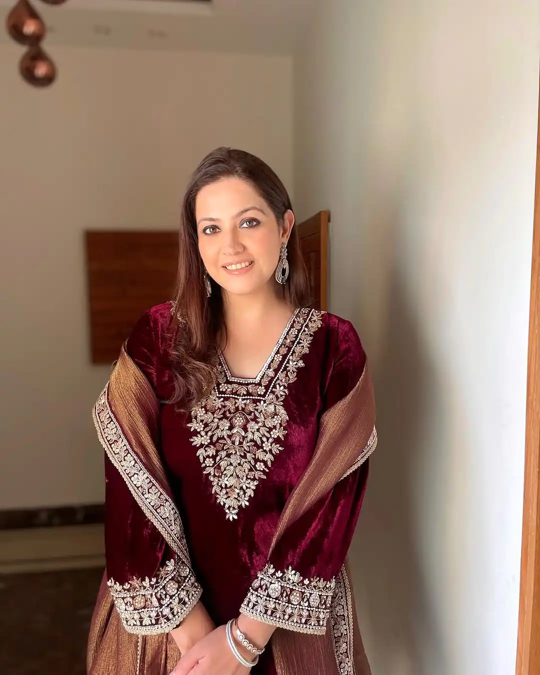 AD 185 Maroon Viscose Velvet Salwar Suit with Embroidery Work & Lace Work. Grab it for ₹2099. Delivery 4-6 Working Days. Shop now. | Casual Suits, Jump Suits, Tops & Bottoms, Track Suits, Salwar suit, Creative suits, Designer Suits, Palazzo Suits, Party Wear Suits, Patiala Suits, Straight Suits, Trendy Wear