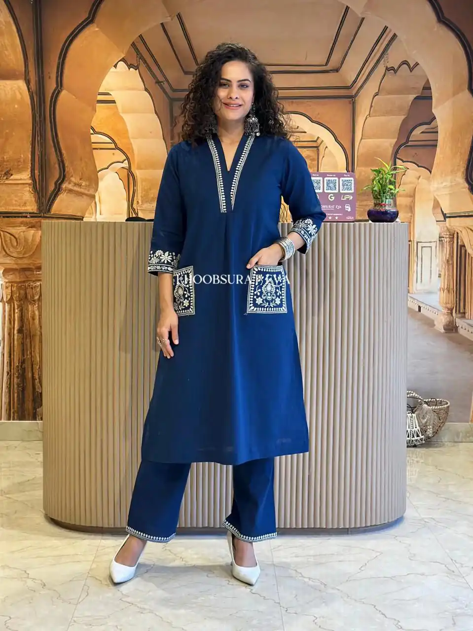 MF 899 Navy Blue in Color Cambric Cotton Embroidery Work & Lace Work Kurti . Best Price ₹1449. Delivery 4-6 Working Days. Shop now. | Kurti, Bollywood Kurti, Creative Kurtis, Designer Kurti, Party Wear Kurti, Selfie Kurti