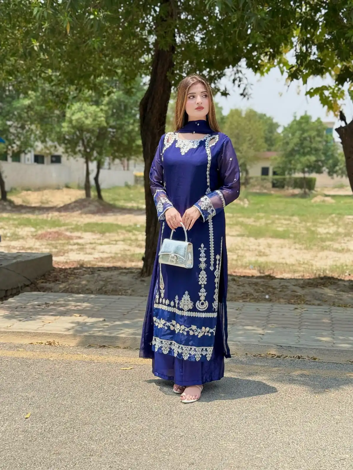 ZF 429 Navy Blue Faux Georgette Salwar Suit Perfect for Wedding, Party, Holi, Engagement, Eid – . Available at ₹1999 only. Delivery 4-6 Working Da | Jump Suits, Tops & Bottoms, Track Suits, Salwar suit, Casual Suits, Creative suits, Designer Suits, Palazzo Suits, Party Wear Suits, Patiala Suits, Straight Suits, Trendy Wear