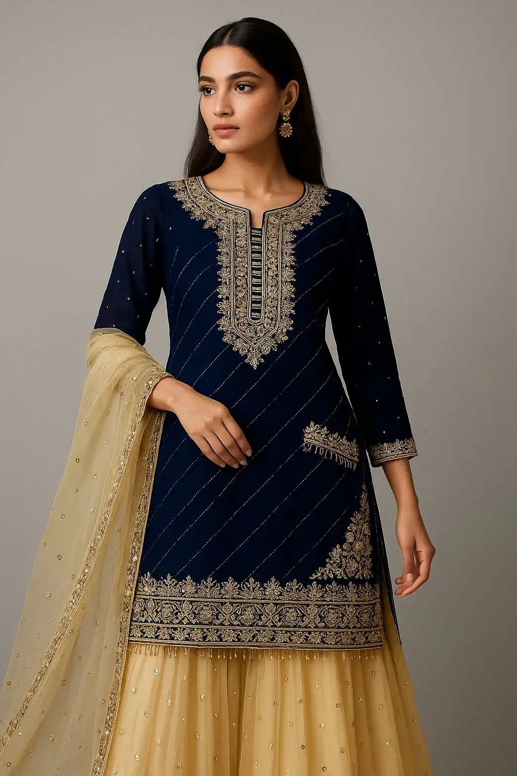 VLM 312 Navy Blue Fox Goargate Salwar Suit Perfect for Wedding, Party, Lohri, Housewarming, Anniversary – . Get it for ₹2399. Delivery 4-6 Working | Casual Suits, Jump Suits, Tops & Bottoms, Track Suits, Salwar suit, Creative suits, Designer Suits, Palazzo Suits, Party Wear Suits, Patiala Suits, Straight Suits, Trendy Wear