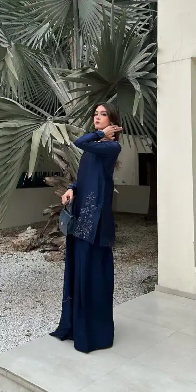 ZF 420 Navy Blue in Natural Crep Silk Embroidery Work Salwar Suit . Exclusive Offer ₹1899. Delivery 4-6 Working Days. Shop now. | Casual Suits, Jump Suits, Tops & Bottoms, Track Suits, Salwar suit, Creative suits, Designer Suits, Palazzo Suits, Party Wear Suits, Patiala Suits, Straight Suits, Trendy Wear