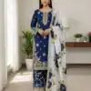 SRK 5315 Navy Blue Organza SILK Salwar Suit Perfect for Wedding, Party, Lohri, Ethnic Day, Eid – . Affordable Price ₹2499. Delivery 4-6 Working Days. | Casual Suits, Jump Suits, Tops & Bottoms, Track Suits, Salwar suit, Creative suits, Designer Suits, Palazzo Suits, Party Wear Suits, Patiala Suits, Straight Suits, Trendy Wear