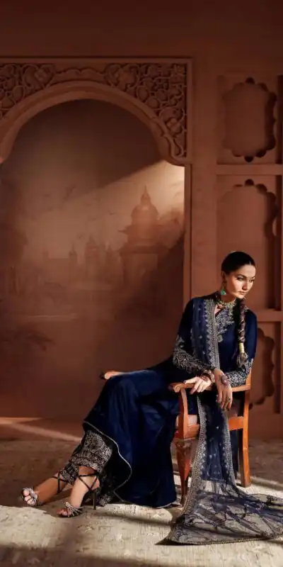 LG 2041 Navy Blue Velvet Salwar Suit Perfect for Wedding, Party, Baby Shower, Makar Sankranti, Pongal – . Best Price ₹2399. Delivery 4-6 Working D | Casual Suits, Jump Suits, Tops & Bottoms, Track Suits, Salwar suit, Creative suits, Designer Suits, Palazzo Suits, Party Wear Suits, Patiala Suits, Straight Suits, Trendy Wear