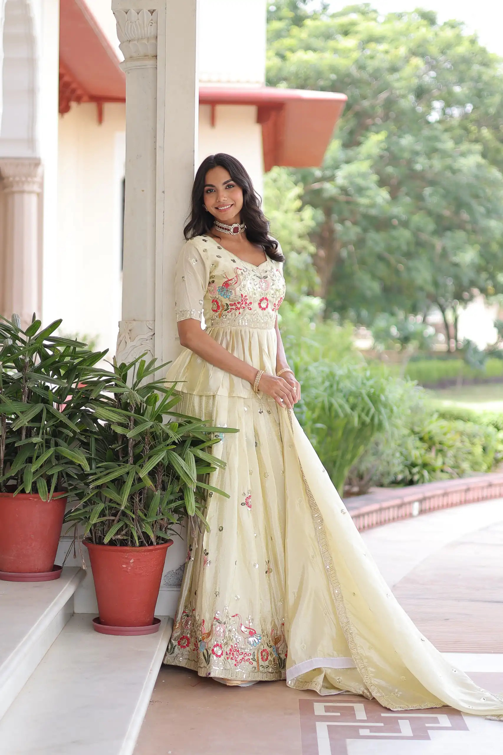 KA 5060 Off White Gold Crush Lehenga Choli Perfect for Wedding, Party, Bridal Wear, Makar Sankranti, Raksha Bandhan – . Exclusive Offer ₹2649. Del | Lehenga, Bollywood Lehenga, Creative Lehenga, Designer Lehenga, Embroidered Lehenga, Party Wear Lehenga