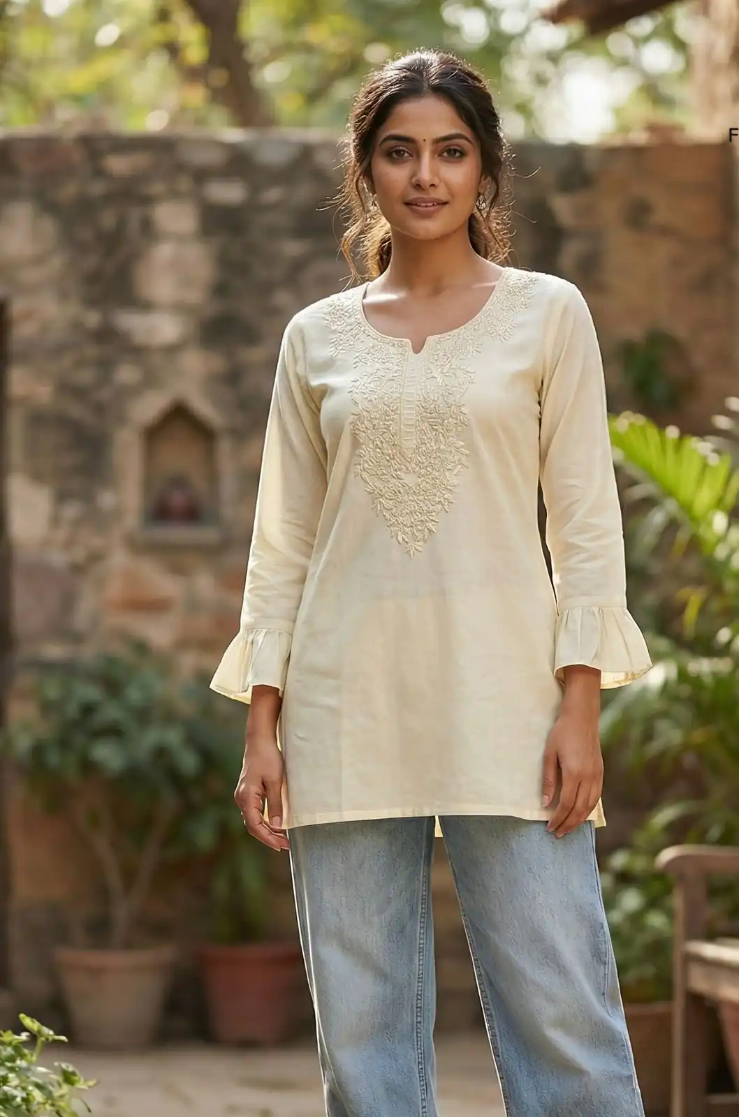 INLI Charmi vol 2 Off White in Rayon Chikan Work Designer Work Kurti . Affordable Price ₹1349. Delivery 4-6 Working Days. Shop now. | Kurti, Bollywood Kurti, Creative Kurtis, Designer Kurti, Party Wear Kurti, Selfie Kurti