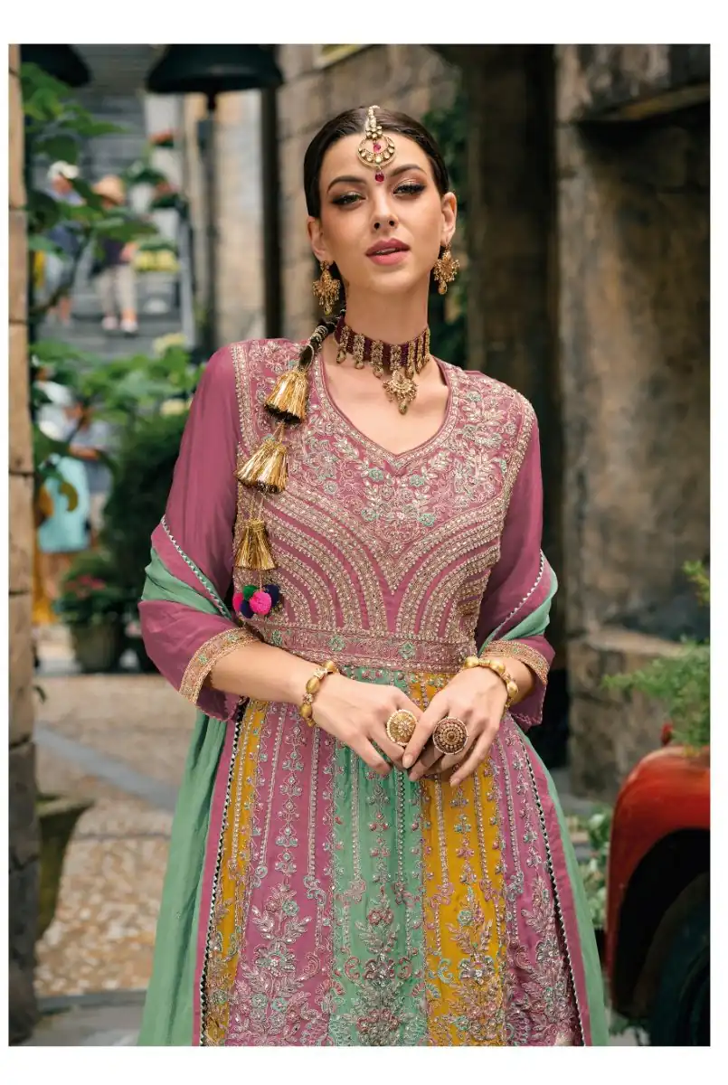 DS Ebaa 1608 Onion Chinon Salwar Suit Perfect for Wedding, Party, Diwali, Eid, Cultural Events – . Exclusive Offer ₹2999. Delivery 4-6 Working Days. | Casual Suits, Jump Suits, Tops & Bottoms, Track Suits, Salwar suit, Creative suits, Designer Suits, Palazzo Suits, Party Wear Suits, Patiala Suits, Straight Suits, Trendy Wear