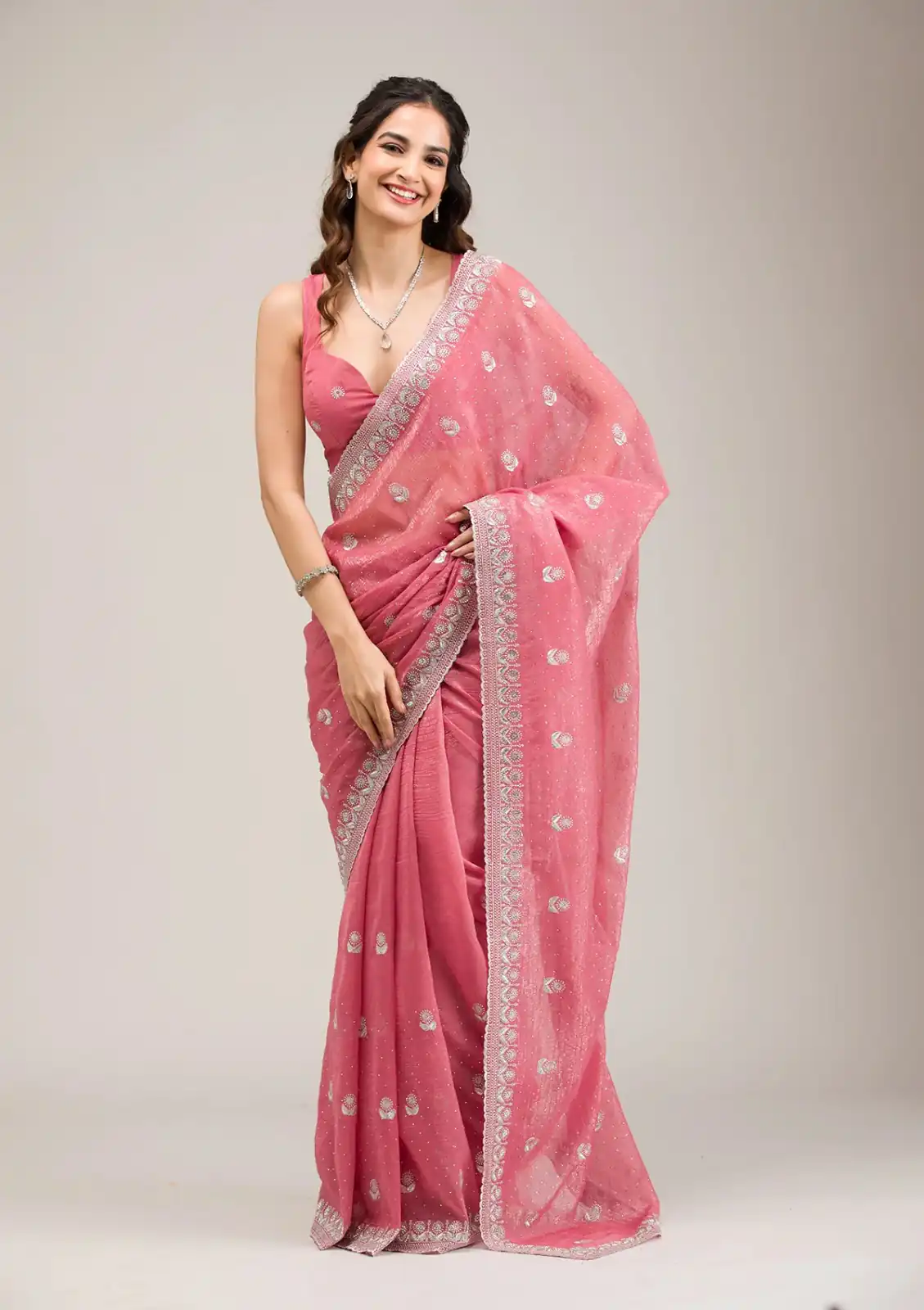 BT 439 Peach Crunchy Ciffon Saree Perfect for Wedding, Party, Bridal Wear, Raksha Bandhan, Festival Celebrations – . Special Price ₹1899. Delivery 4-6 | Sarees, Bollywood Sarees, Creative Sarees, Designer Sarees, Embroidered Sarees, Ethnic Saree, Modern Digital sarees, Party Wear Sarees